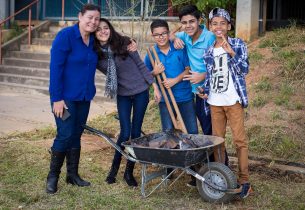 Mutirão com 600 voluntários dará novas cores e espaços de convívio a duas escolas da rede