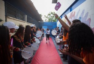 Em São Vicente, escola promove brincadeiras para acolher novos alunos