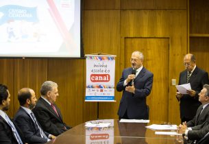 Lançamento do concurso de vídeos, que tem como tema “Civismo e Cidadania”