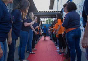 #VoltaÀAulas: novos alunos da rede são recepcionados