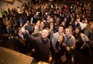 Alunos da região do ABC recebem a visita do secretário da Educação