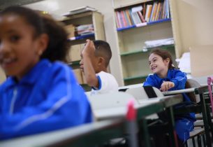 Amor é o tema principal das atividades de acolhimento na escola Orizena de Souza Elena