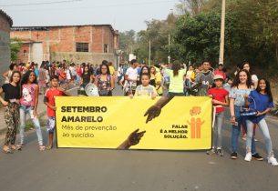 Escola de Piracicaba promove passeata do Setembro Amarelo