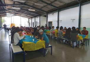 Na capital, escola promove almoço de descontração para o ENEM