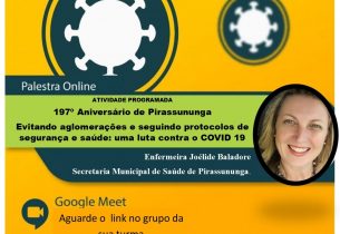 Escola de Pirassununga realiza evento online para comemorar 197º aniversário da cidade