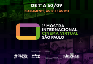 Governo de São Paulo lança 1ª Mostra Internacional de Cinema Virtual