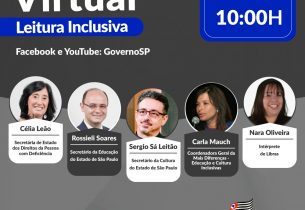 Leitura inclusiva: Secretário participa de anúncio de novas obras literárias em formatos acessíveis