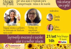 Setembro Amarelo: DE Jacareí realiza live sobre prevenção ao suicídio