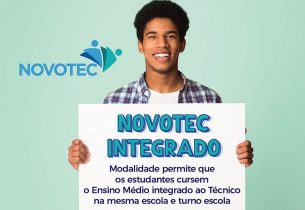 Novotec Integrado permite cursar Ensino Médio e Técnico na mesma escola e turno