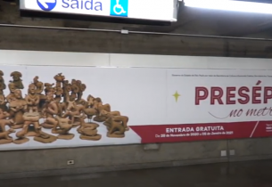 Estação Tiradentes do Metrô recebe exposição com presépios natalinos
