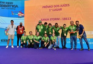 Equipe da rede estadual é destaque no Festival SESI de Robótica