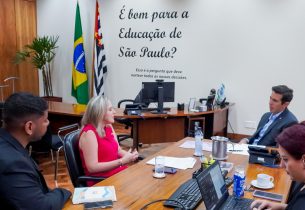 Secretário Estadual da Educação recebe presidente da Undime São Paulo