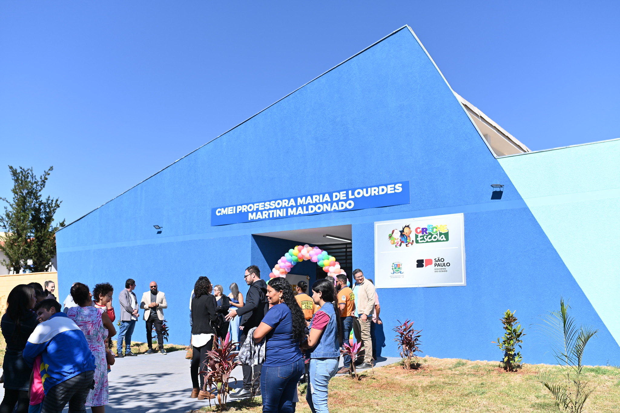 Centro Municipal de Educação Infantil Professora Maria de Lourdes Martini Maldonado “Dona Lurdinha” tem capacidade para atender 130 alunos da primeira infância