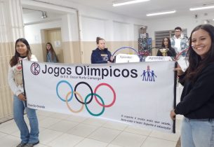 Olímpiadas interclasses incentiva prática esportiva e conhecimento sobre países em escola de Ribeirão Grande