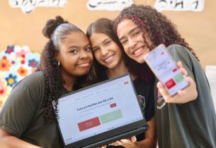 Estudantes da rede estadual criam site de denúncias de violência contra a mulher que simula portal de delivery de comida