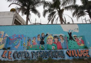 “O que me inspira é mostrar arte”, diz professor sobre projeto de grafite na escola