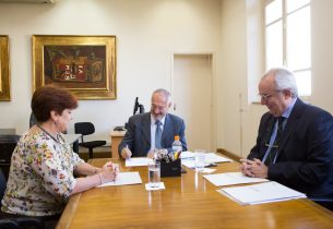 Secretário recebe presidente da Imprensa oficial do Estado de SP