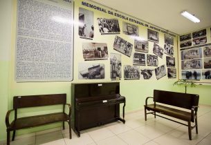 Secretário no aniversário de 70 anos da E.E. Antenor Soares Gandra