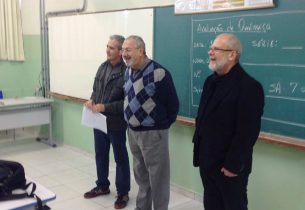 Secretário visita Escola Estadual Chanceler Raul Fernandes, em Rio Claro