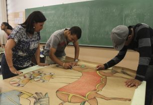 Aula de História na E.E. Ministro Costa Manso